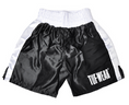Load image into Gallery viewer, Buy Tuf-Wear Satin Boxing Short Black/White
