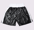 Load image into Gallery viewer, Muaythai Tuf-Wear Satin Boxing Short Black/White
