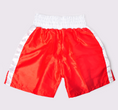 Load image into Gallery viewer, Muaythai Tuf-Wear Satin Boxing Short Red/White
