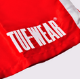 Load image into Gallery viewer, Tuf-Wear Satin Boxing Short Red/White
