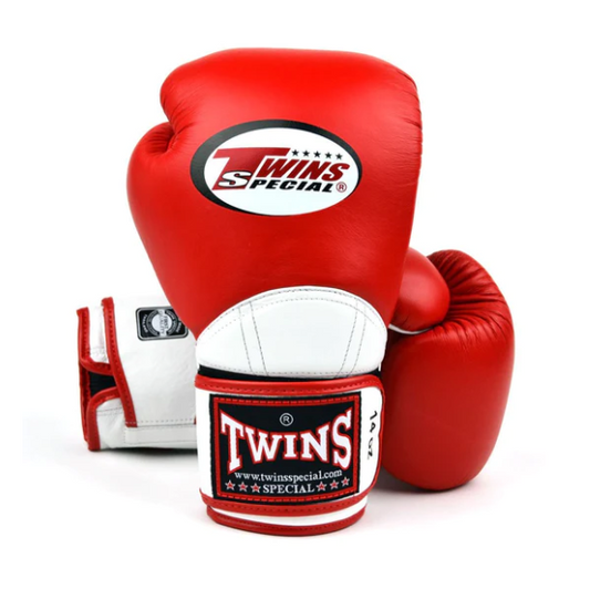 Buy Twins BGVL11 Long-Cuff Boxing Gloves Red/White