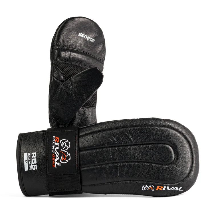 Rival Boxing Gloves RB5 Bag Mitts Training Sparring Gloves
