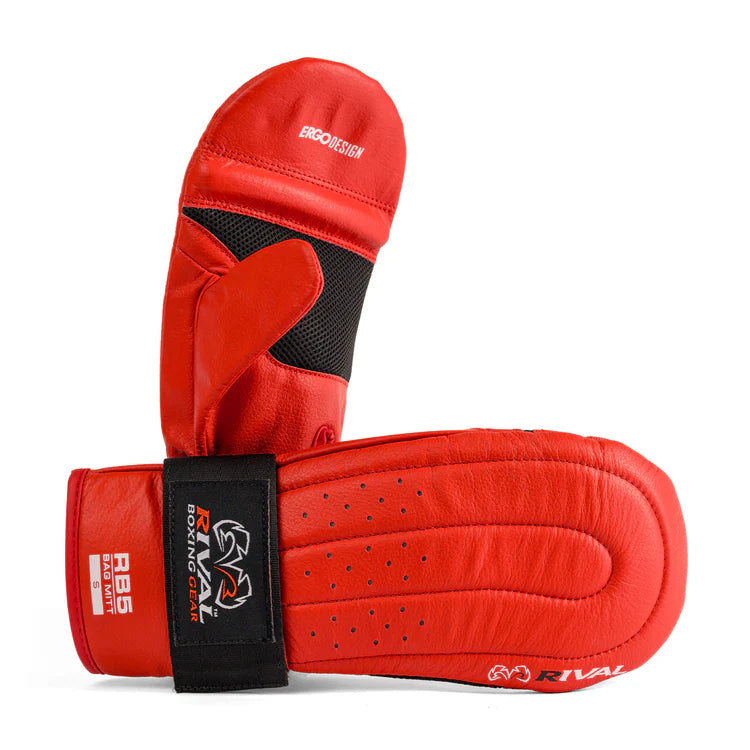 Rival Boxing Gloves RB5 Bag Mitts Training Sparring Gloves