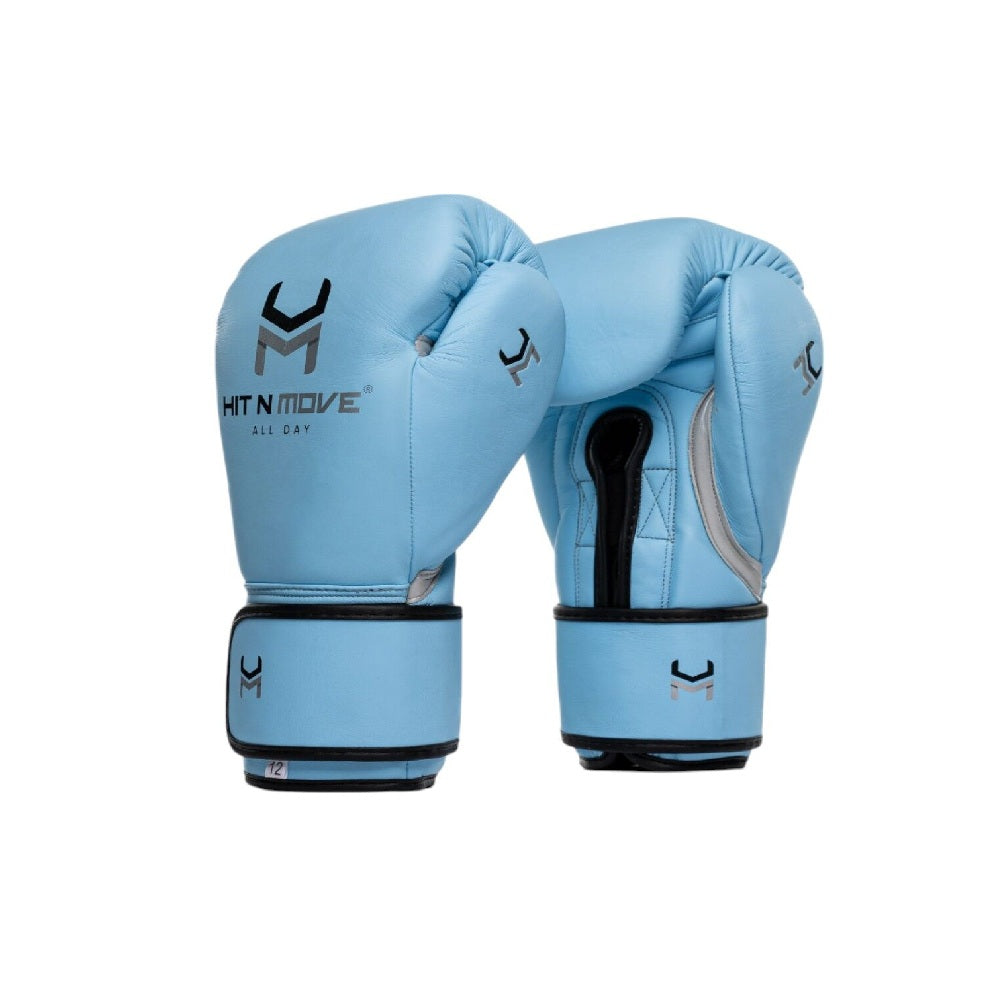 Hit N Move Boxing Gloves ALL DAY Pro Balance Hook Loop Training Sparring Gloves Men
