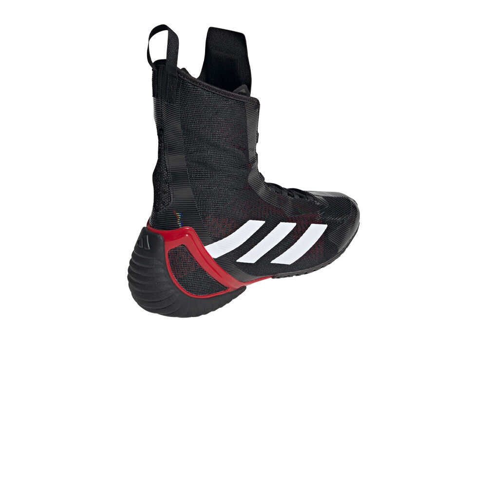 Adidas Boxing Boots Speedex Ultra Black and Red Fight Shoes | London Boxing Shop London Boxing and Fitness Store Adidas Boxing Boots Speedex Ultra Black and Red Fight Shoes | London Boxing Shop London Boxing and Fitness Store