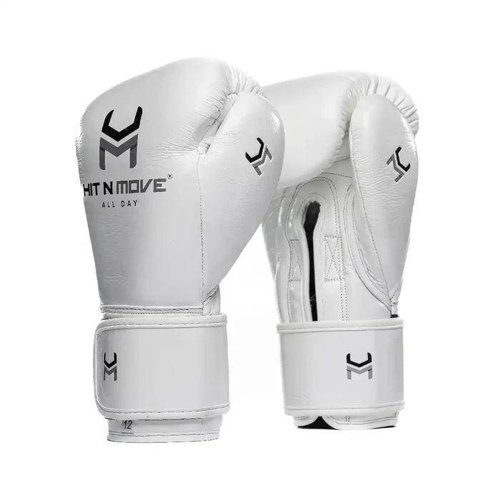 Hit N Move Boxing Gloves ALL DAY Pro Agility Hook Loop Training Sparring Gloves