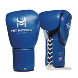 Hit N Move Boxing Gloves ALL DAY Pro Balance Lace up Training Sparring Gloves