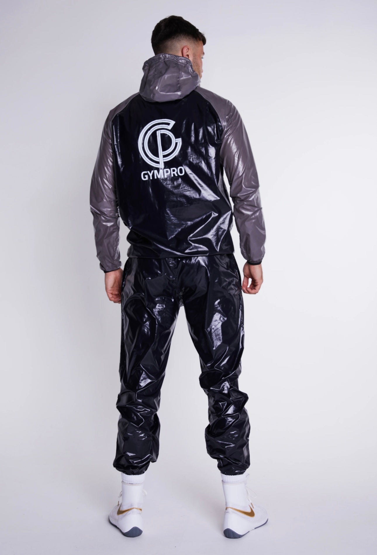 Gympro Hybrid Performance Sweat Suit Black/Grey