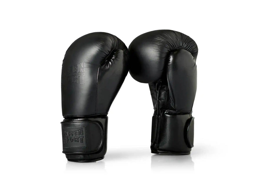 Boxing Gloves Paffen Sport BLACK LOGO Training Sparring Gloves