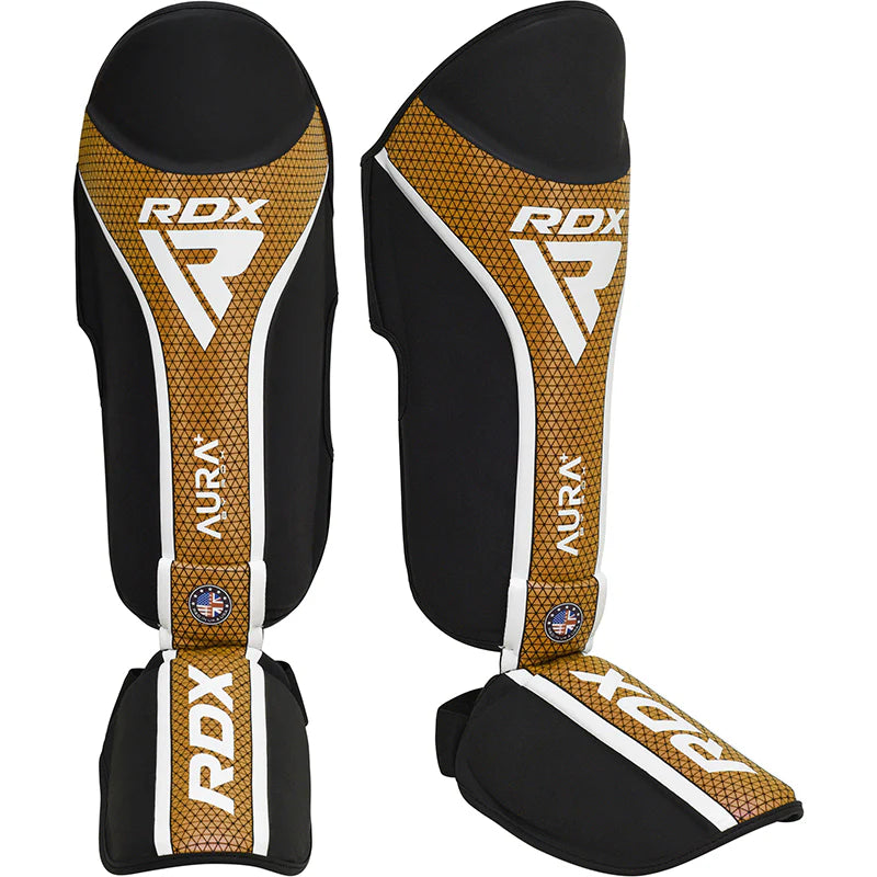 RDX Shin Guards Instep Aura Plus T-17 Protection