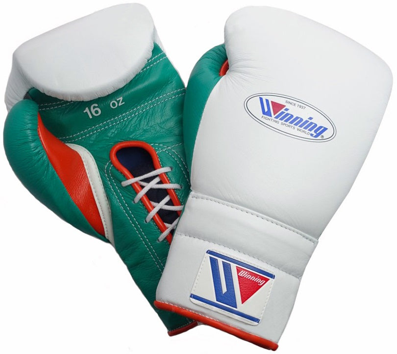 Winning Boxing Gloves Lace up Training Sparring Gloves