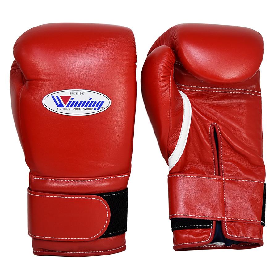 Winning Boxing Gloves Velcro Training Sparring Gloves Hook Loop