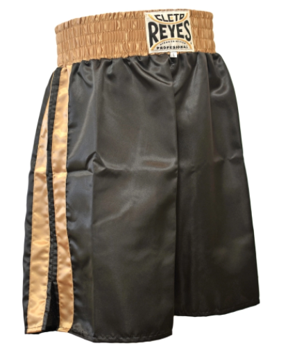 Buy Cleto Reyes Satin Boxing Shorts Black/Gold