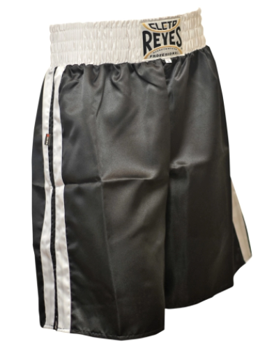 Buy Cleto Reyes Satin Boxing Shorts Black/White