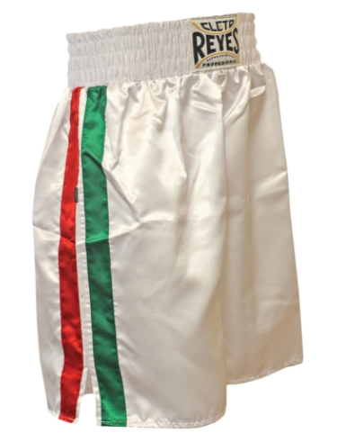 Buy Cleto Reyes Satin Boxing Shorts White/Green/Red