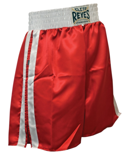 Buy Cleto Reyes Satin Boxing Shorts Red/White