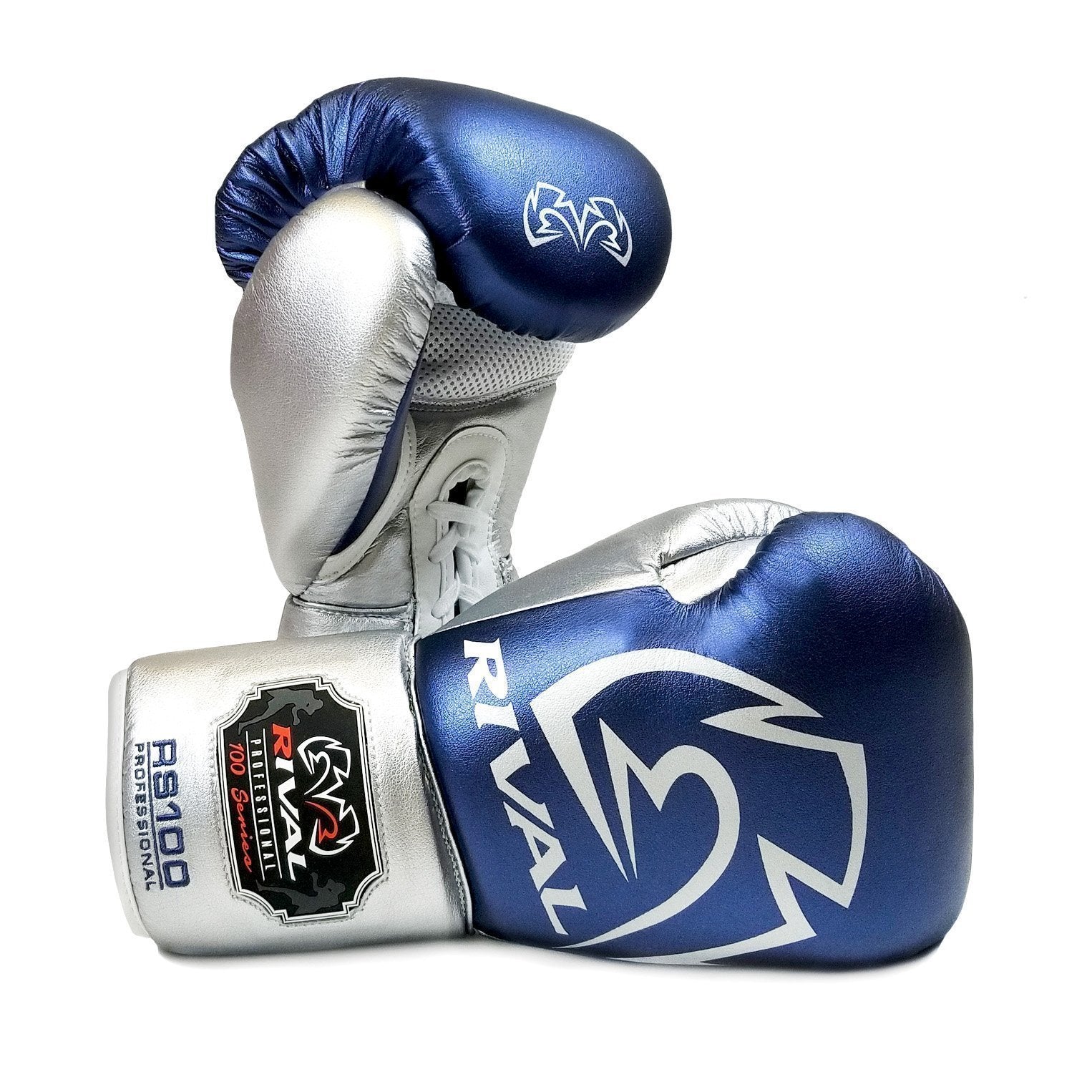 Buy Rival RS100 PROFESSIONAL SPARRING GLOVES Blue/Silver