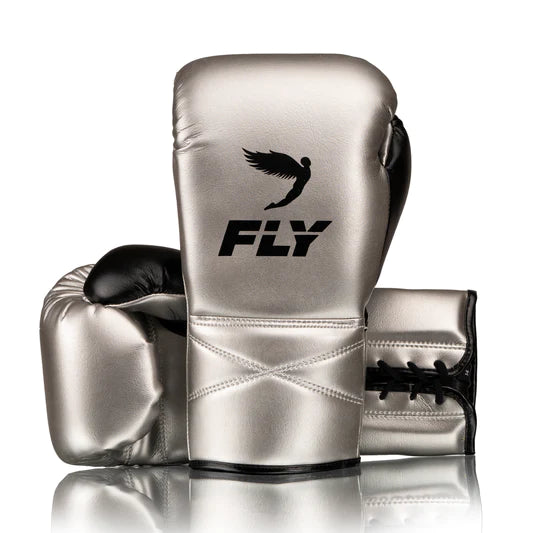 Buy Fly Superlace X Boxing Gloves Silver