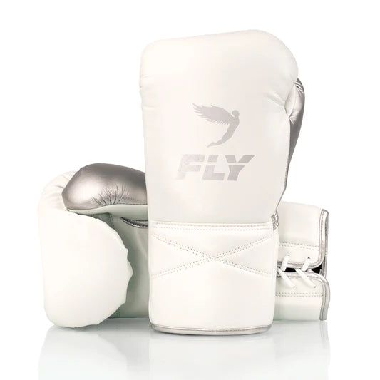 Buy Fly Superlace X Boxing Gloves White