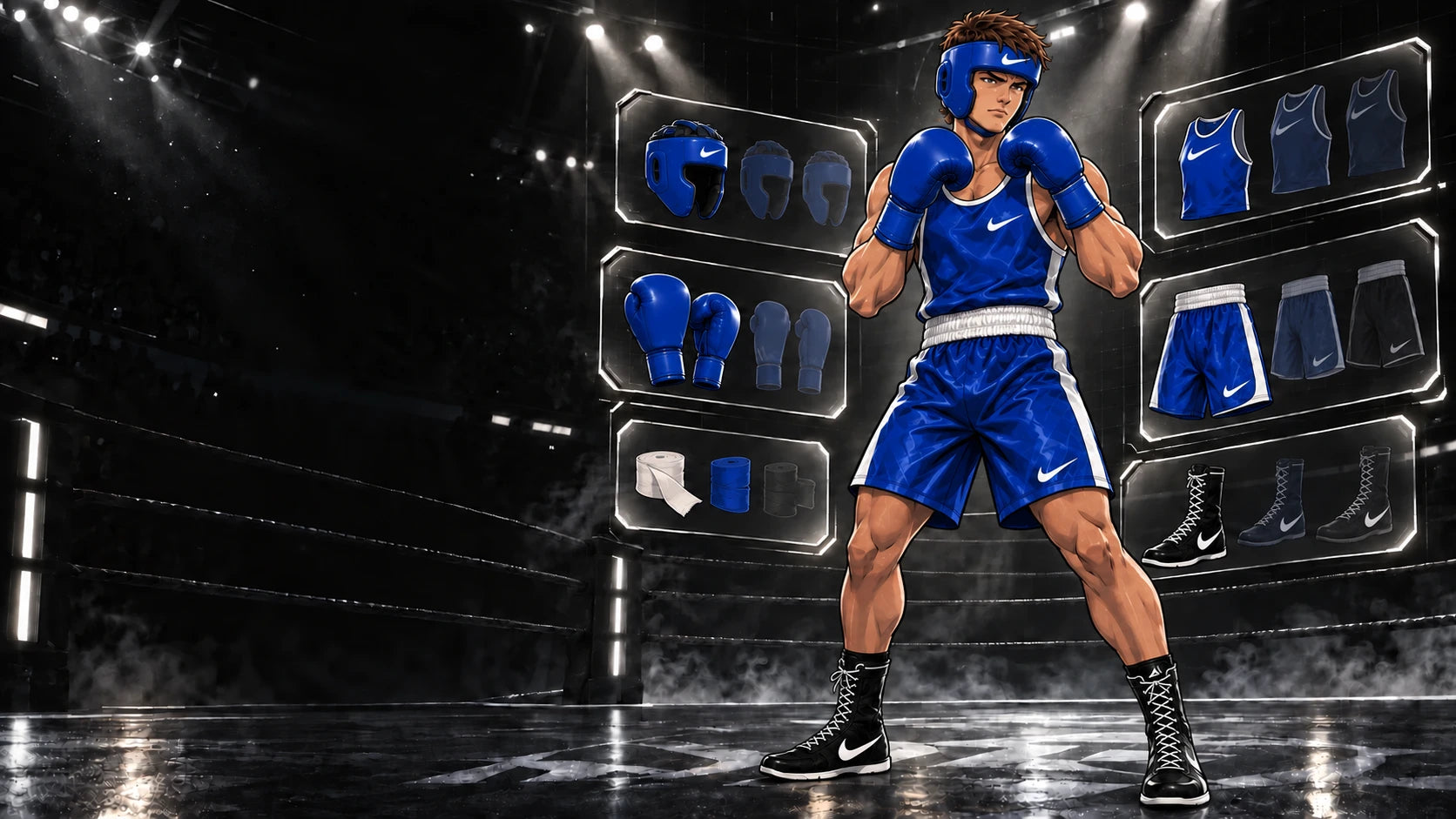 Jayden wearing the Nike Jayden L-Box loadout in the equipment arena
